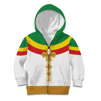 Ethiopia Meskel Kid Hoodie Ethiopian Cross - Wonder Print Shop