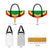 Ethiopia Meskel Leather Bag Ethiopian Cross - Wonder Print Shop