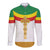 Ethiopia Meskel Long Sleeve Button Shirt Ethiopian Cross - Wonder Print Shop