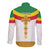 Ethiopia Meskel Long Sleeve Button Shirt Ethiopian Cross - Wonder Print Shop