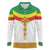 Ethiopia Meskel Long Sleeve Polo Shirt Ethiopian Cross - Wonder Print Shop
