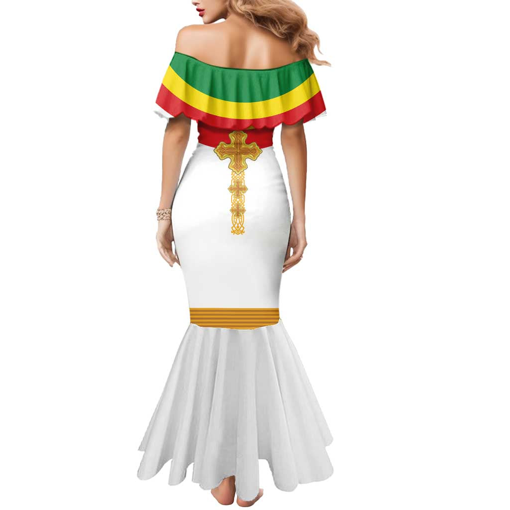 Ethiopia Meskel Mermaid Dress Ethiopian Cross - Wonder Print Shop