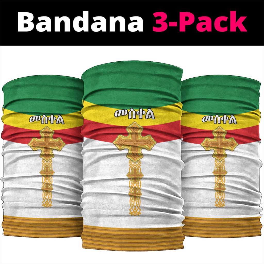 Ethiopia Meskel Neck Gaiter Ethiopian Cross - Wonder Print Shop