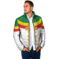 Ethiopia Meskel Padded Jacket Ethiopian Cross - Wonder Print Shop