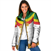 Ethiopia Meskel Padded Jacket Ethiopian Cross - Wonder Print Shop