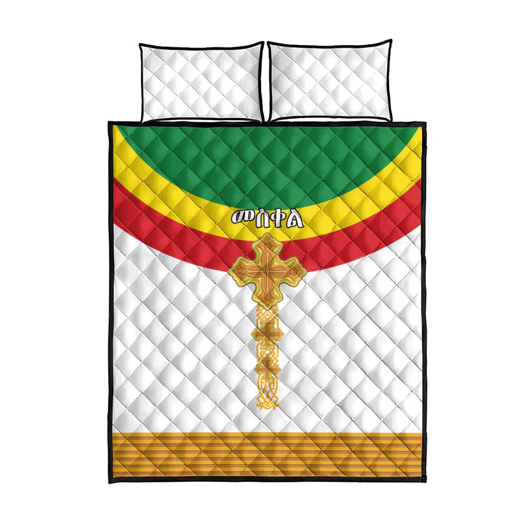 Ethiopia Meskel Quilt Bed Set Ethiopian Cross - Wonder Print Shop
