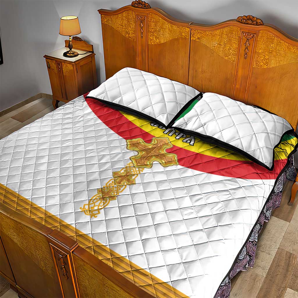 Ethiopia Meskel Quilt Bed Set Ethiopian Cross - Wonder Print Shop
