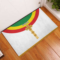 Ethiopia Meskel Rubber Doormat Ethiopian Cross - Wonder Print Shop