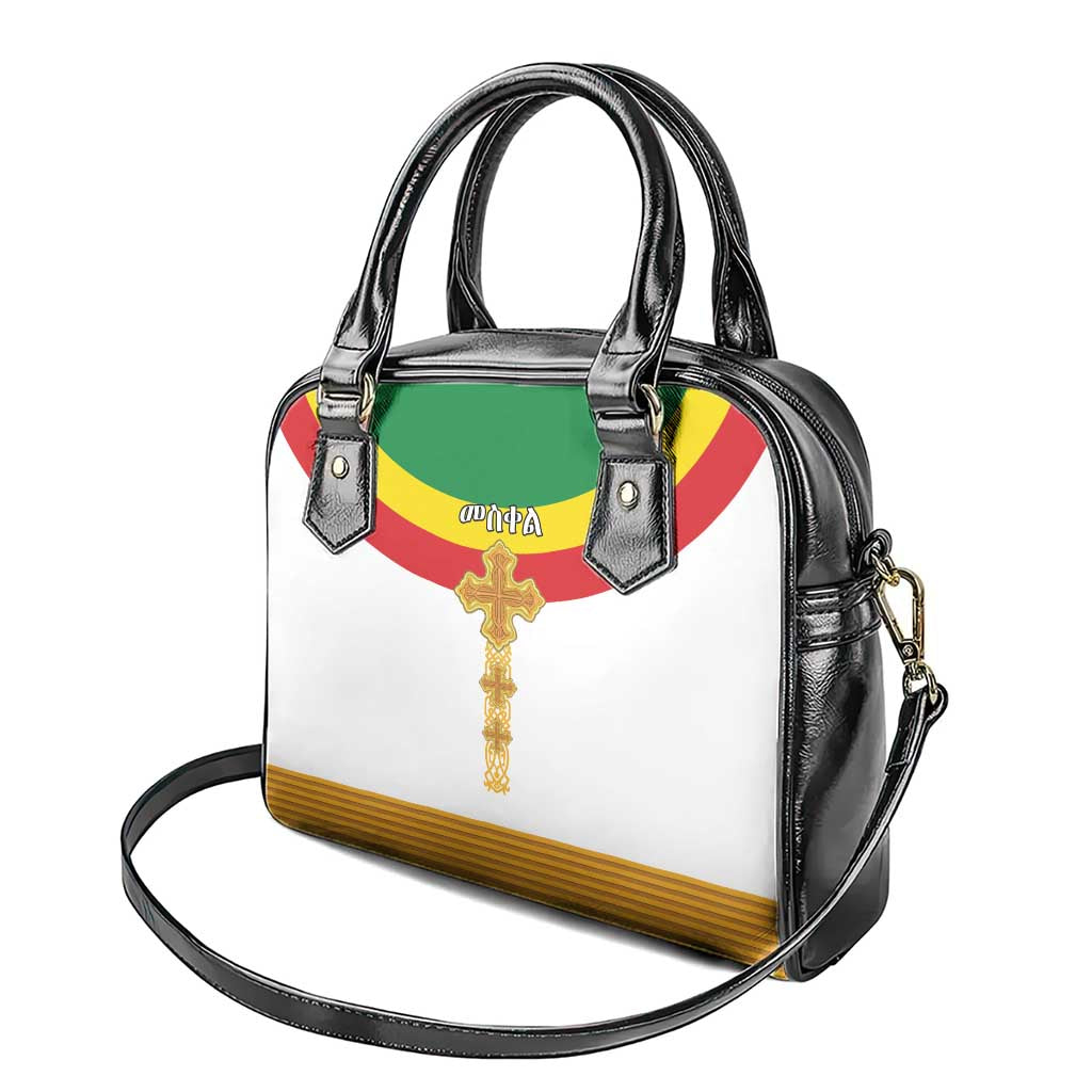 Ethiopia Meskel Shoulder Handbag Ethiopian Cross - Wonder Print Shop