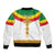 Ethiopia Meskel Sleeve Zip Bomber Jacket Ethiopian Cross - Wonder Print Shop