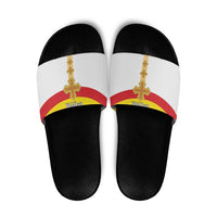 Ethiopia Meskel Slide Sandals Ethiopian Cross - Wonder Print Shop