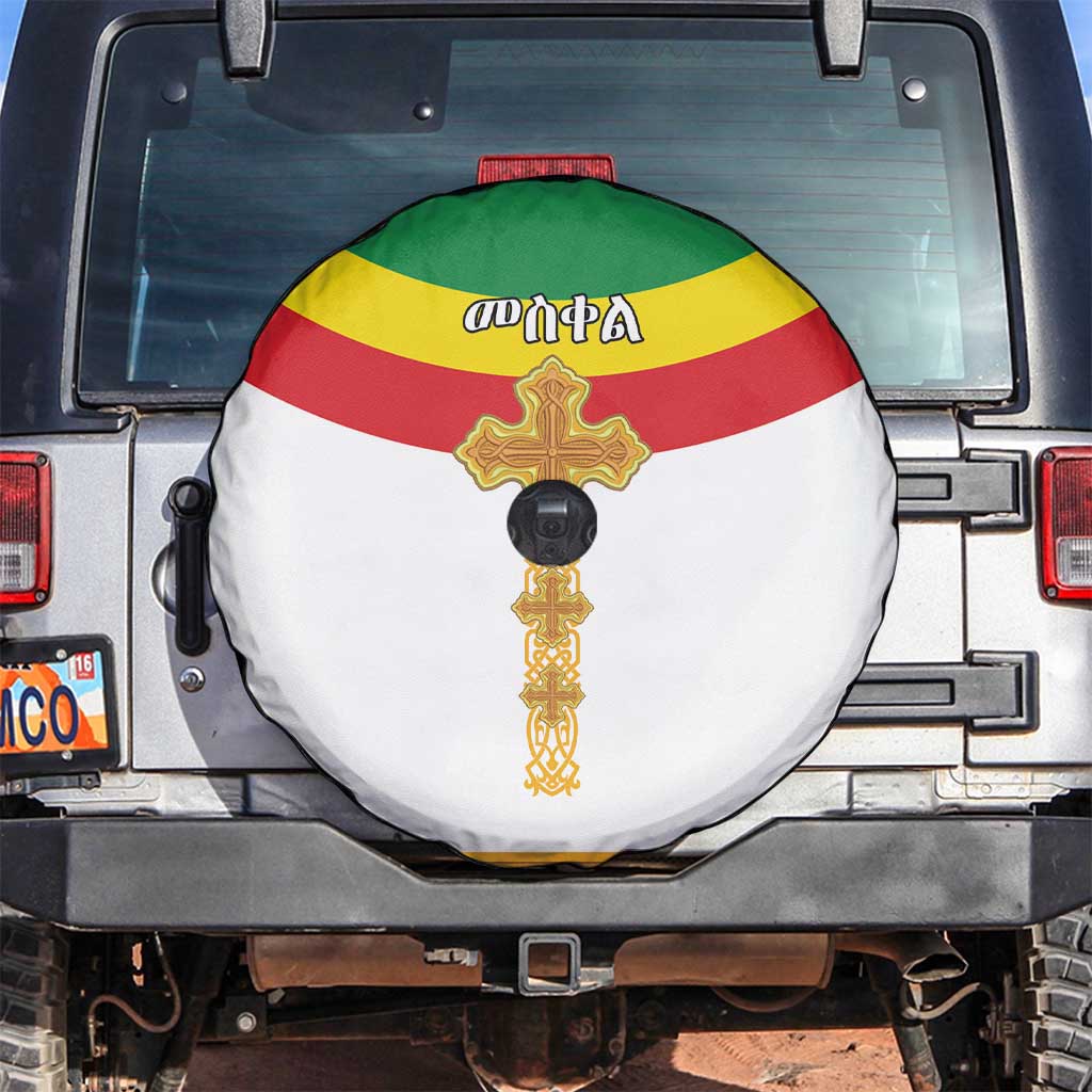 Ethiopia Meskel Spare Tire Cover Ethiopian Cross - Wonder Print Shop