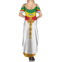 Ethiopia Meskel Summer Maxi Dress Ethiopian Cross - Wonder Print Shop