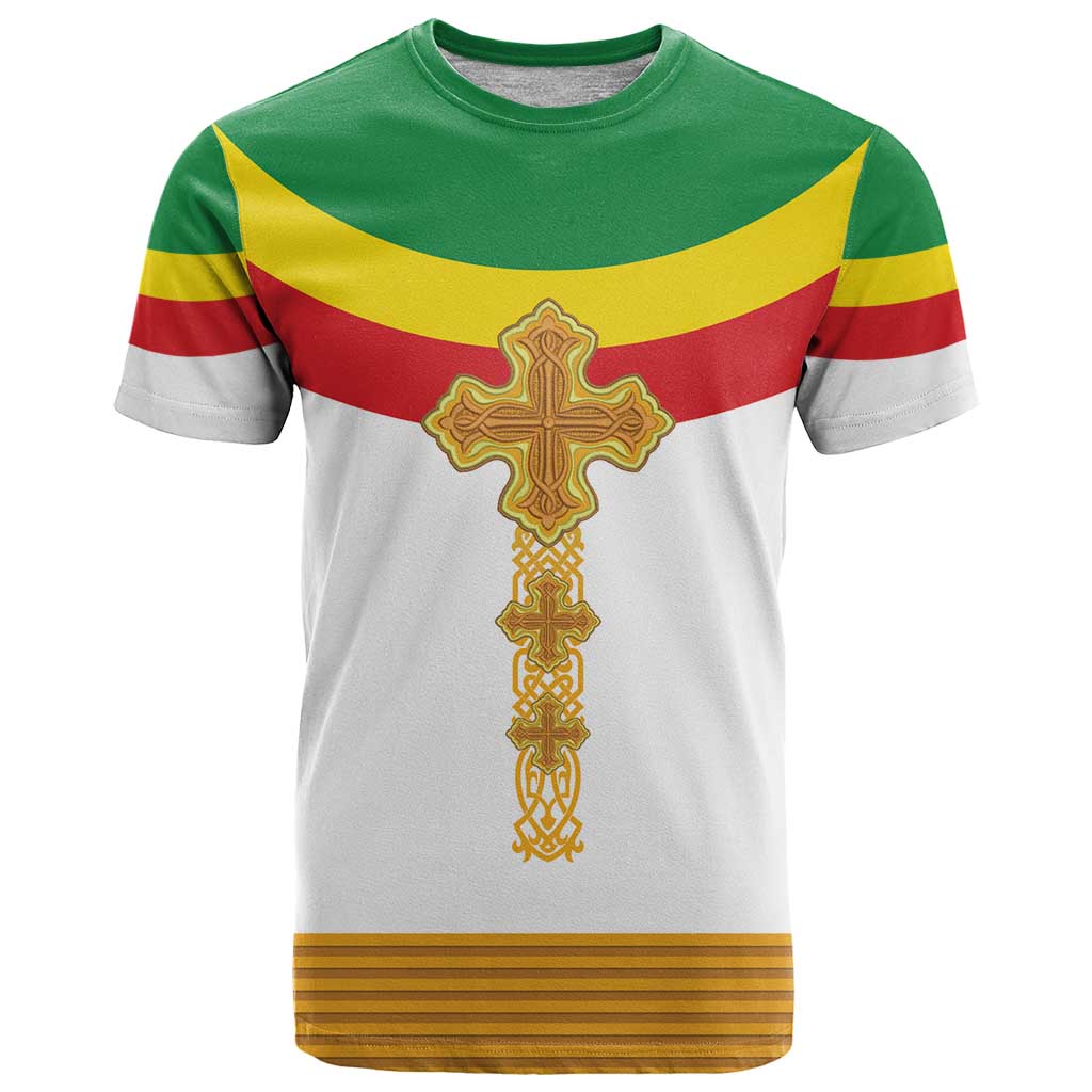 Ethiopia Meskel T Shirt Ethiopian Cross - Wonder Print Shop