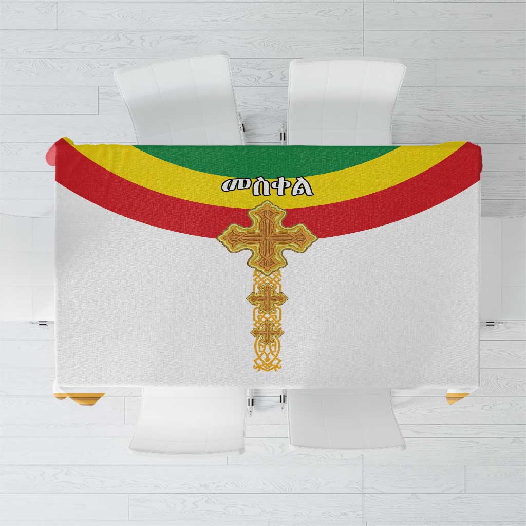 Ethiopia Meskel Tablecloth Ethiopian Cross - Wonder Print Shop