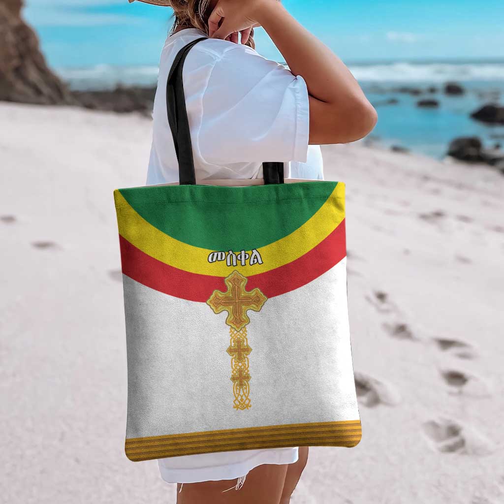 Ethiopia Meskel Tote Bag Ethiopian Cross - Wonder Print Shop