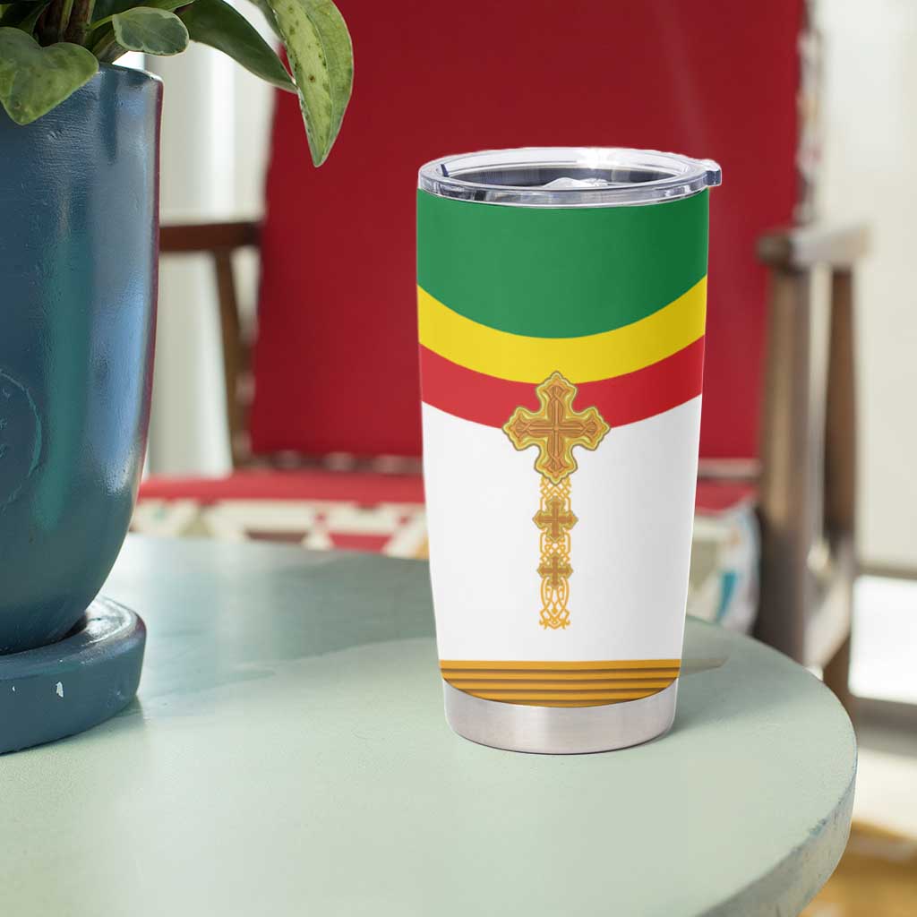 Ethiopia Meskel Tumbler Cup Ethiopian Cross - Wonder Print Shop