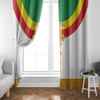 Ethiopia Meskel Window Curtain Ethiopian Cross - Wonder Print Shop