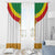 Ethiopia Meskel Window Curtain Ethiopian Cross - Wonder Print Shop