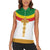 Ethiopia Meskel Women Sleeveless Polo Shirt Ethiopian Cross - Wonder Print Shop
