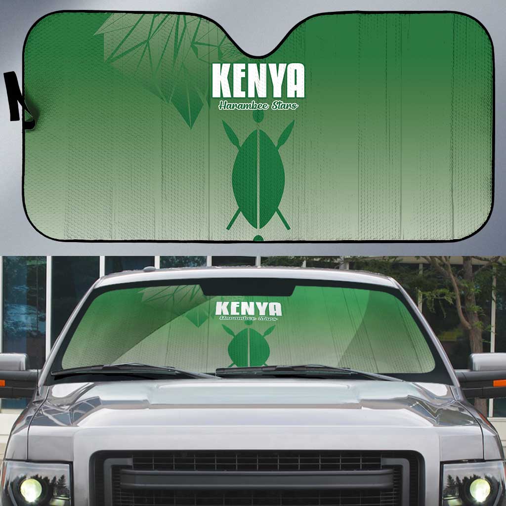 Kenya Football Auto Sun Shade Go Champions Harambee Stars - Wonder Print Shop