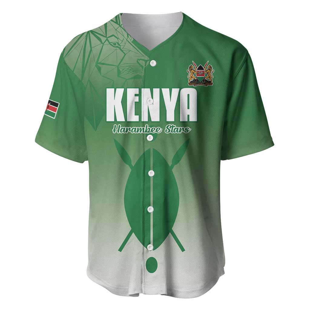 Custom Kenya Football Baseball Jersey Go Champions Harambee Stars - Wonder Print Shop