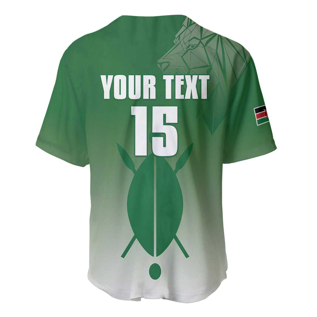 Custom Kenya Football Baseball Jersey Go Champions Harambee Stars - Wonder Print Shop