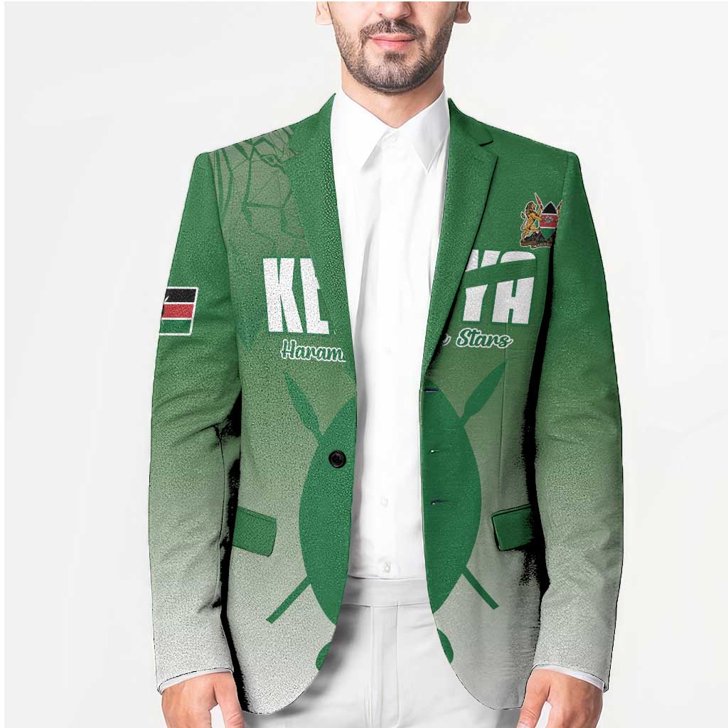 Custom Kenya Football Blazer Go Champions Harambee Stars - Wonder Print Shop