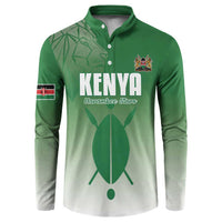 Custom Kenya Football Button Sweatshirt Go Champions Harambee Stars - Wonder Print Shop