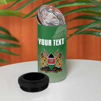 Custom Kenya Football 4 in 1 Can Cooler Tumbler Go Champions Harambee Stars - Wonder Print Shop
