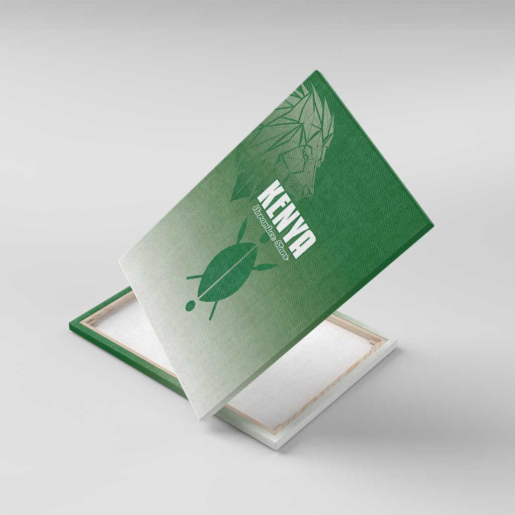 Kenya Football Canvas Wall Art Go Champions Harambee Stars - Wonder Print Shop