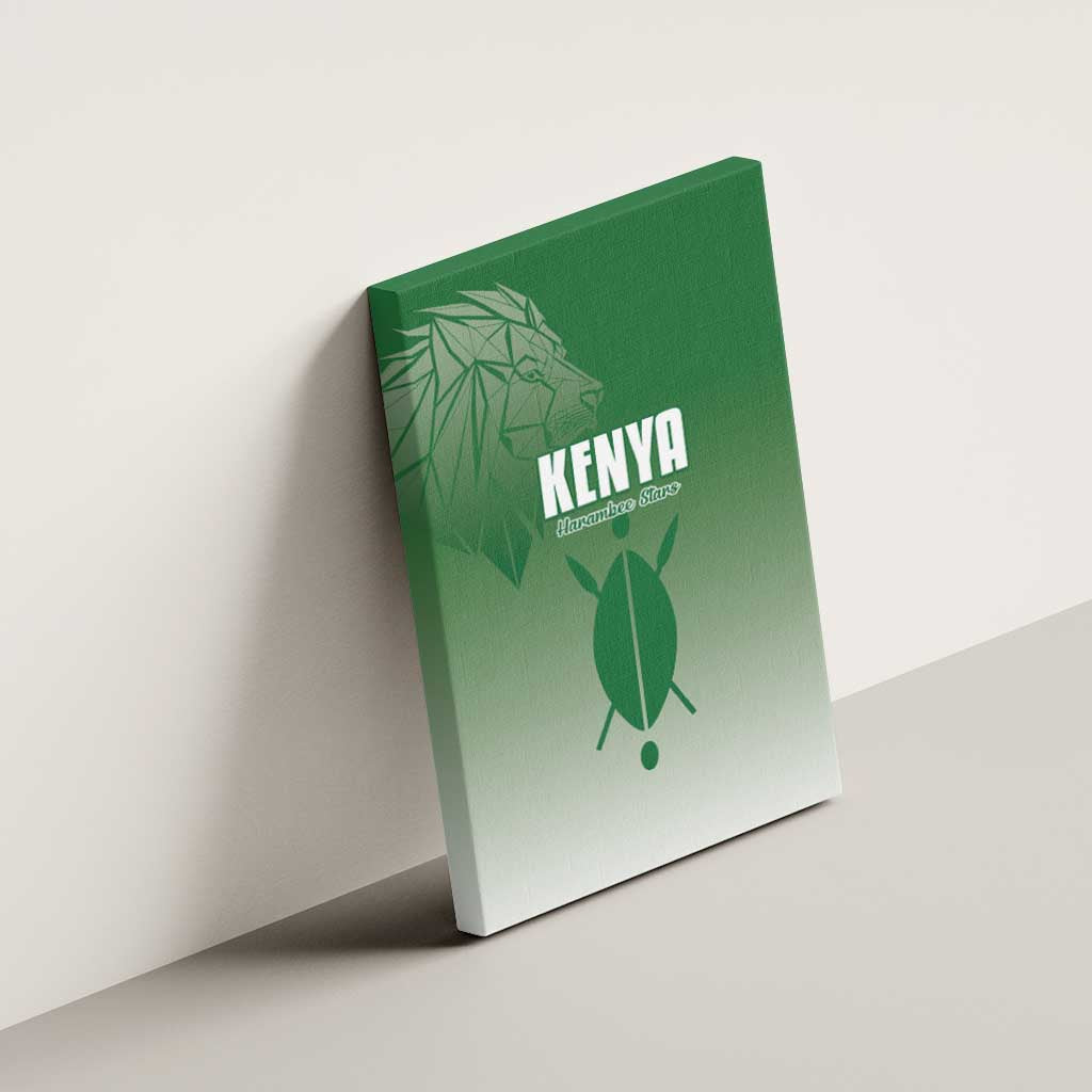 Kenya Football Canvas Wall Art Go Champions Harambee Stars - Wonder Print Shop