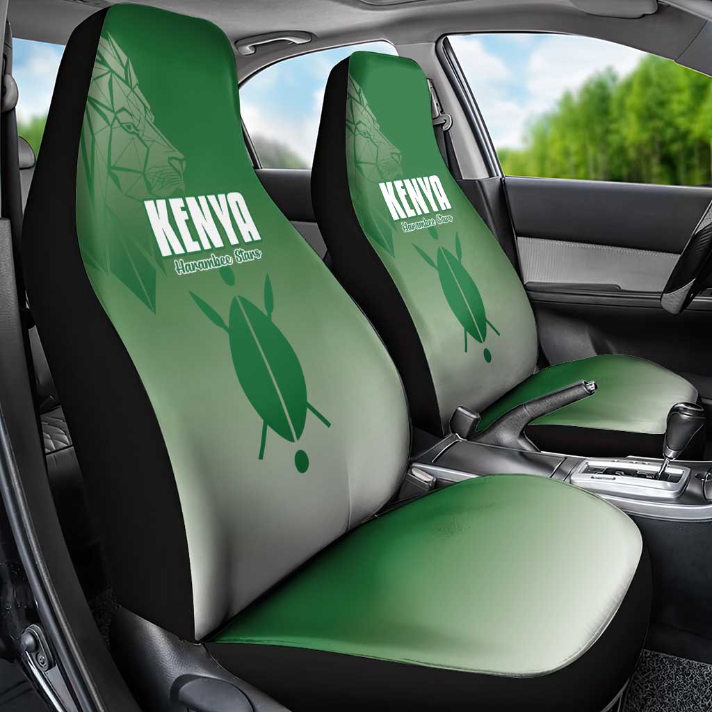 Kenya Football Car Seat Cover Go Champions Harambee Stars - Wonder Print Shop