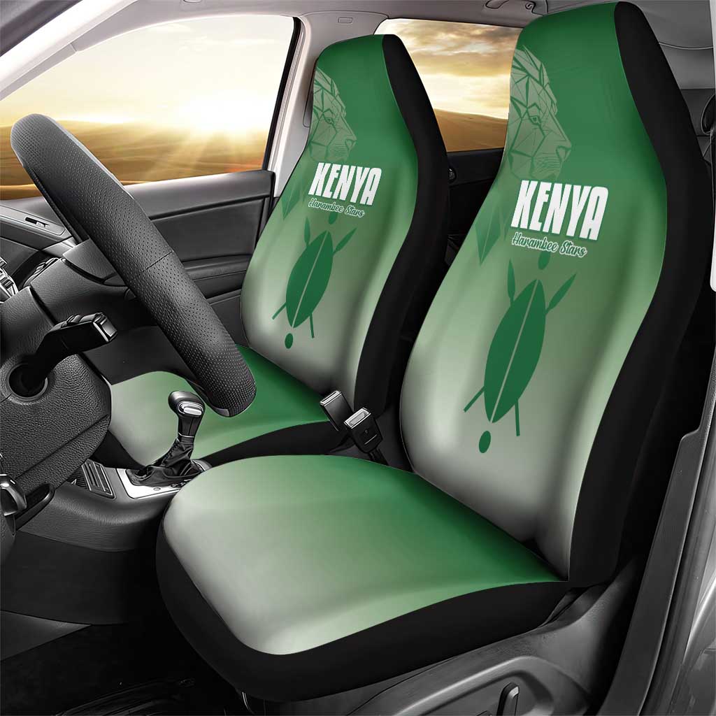 Kenya Football Car Seat Cover Go Champions Harambee Stars - Wonder Print Shop