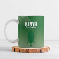Custom Kenya Football Ceramic Mug Go Champions Harambee Stars - Wonder Print Shop