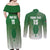 Custom Kenya Football Couples Matching Off Shoulder Maxi Dress and Long Sleeve Button Shirt Go Champions Harambee Stars - Wonder Print Shop