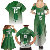 Custom Kenya Football Family Matching Summer Maxi Dress and Hawaiian Shirt Go Champions Harambee Stars - Wonder Print Shop