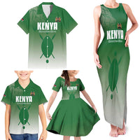 Custom Kenya Football Family Matching Tank Maxi Dress and Hawaiian Shirt Go Champions Harambee Stars - Wonder Print Shop