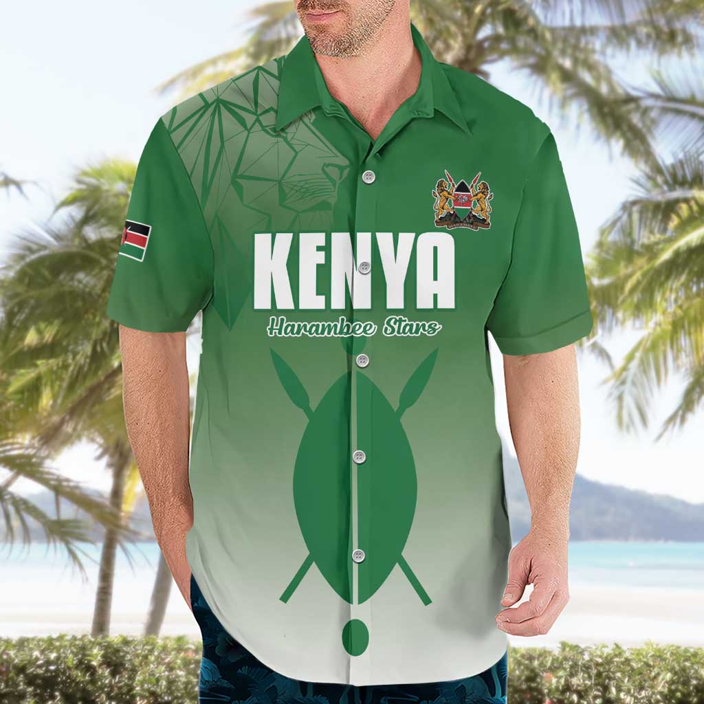Custom Kenya Football Hawaiian Shirt Go Champions Harambee Stars - Wonder Print Shop