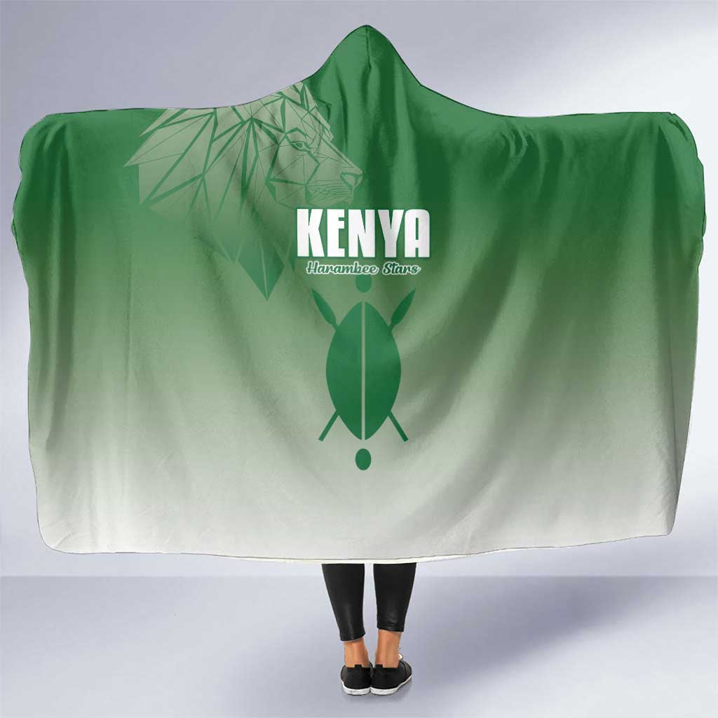 Kenya Football Hooded Blanket Go Champions Harambee Stars - Wonder Print Shop