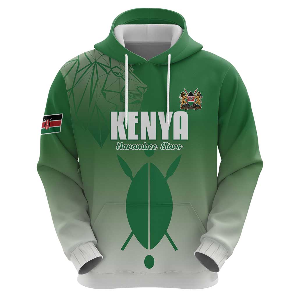 Custom Kenya Football Hoodie Go Champions Harambee Stars - Wonder Print Shop