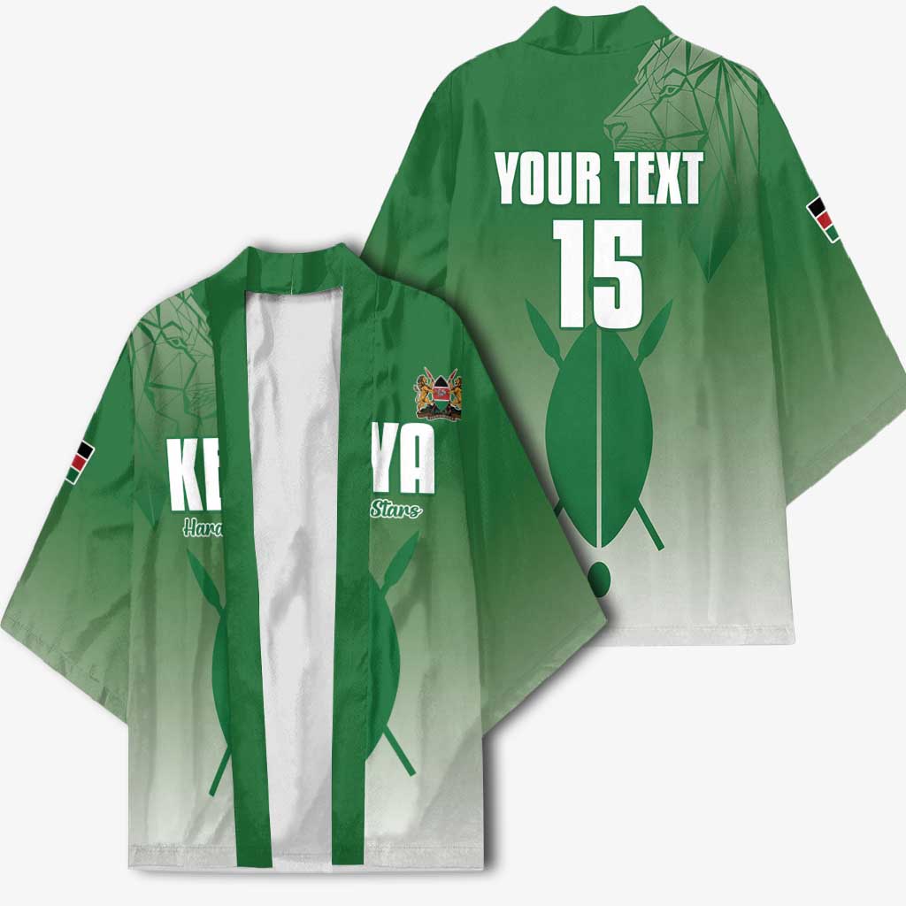 Custom Kenya Football Kimono Go Champions Harambee Stars - Wonder Print Shop