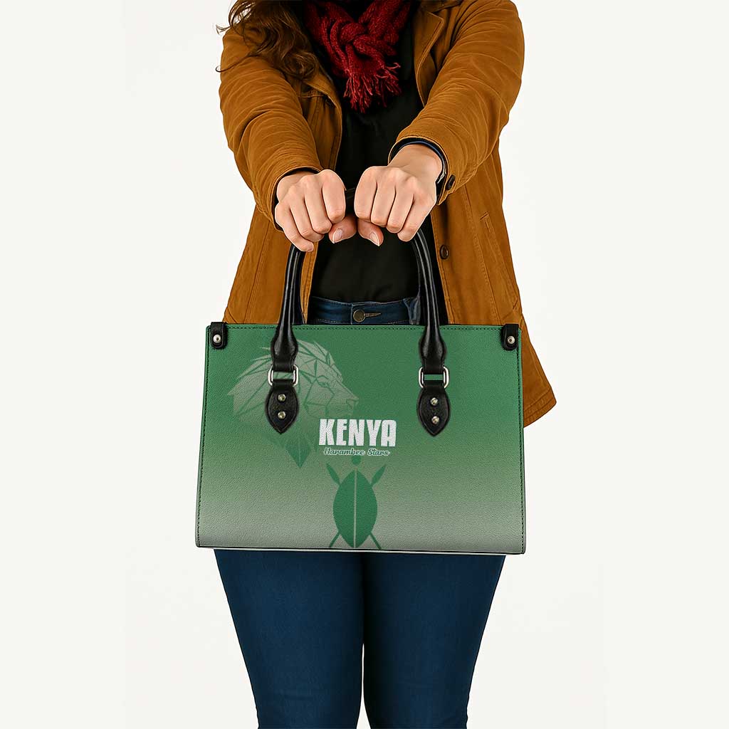 Kenya Football Leather Bag Go Champions Harambee Stars - Wonder Print Shop