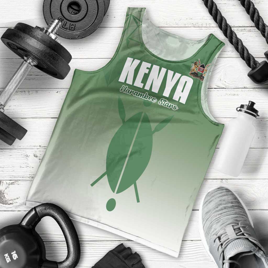 Custom Kenya Football Men Tank Top Go Champions Harambee Stars - Wonder Print Shop