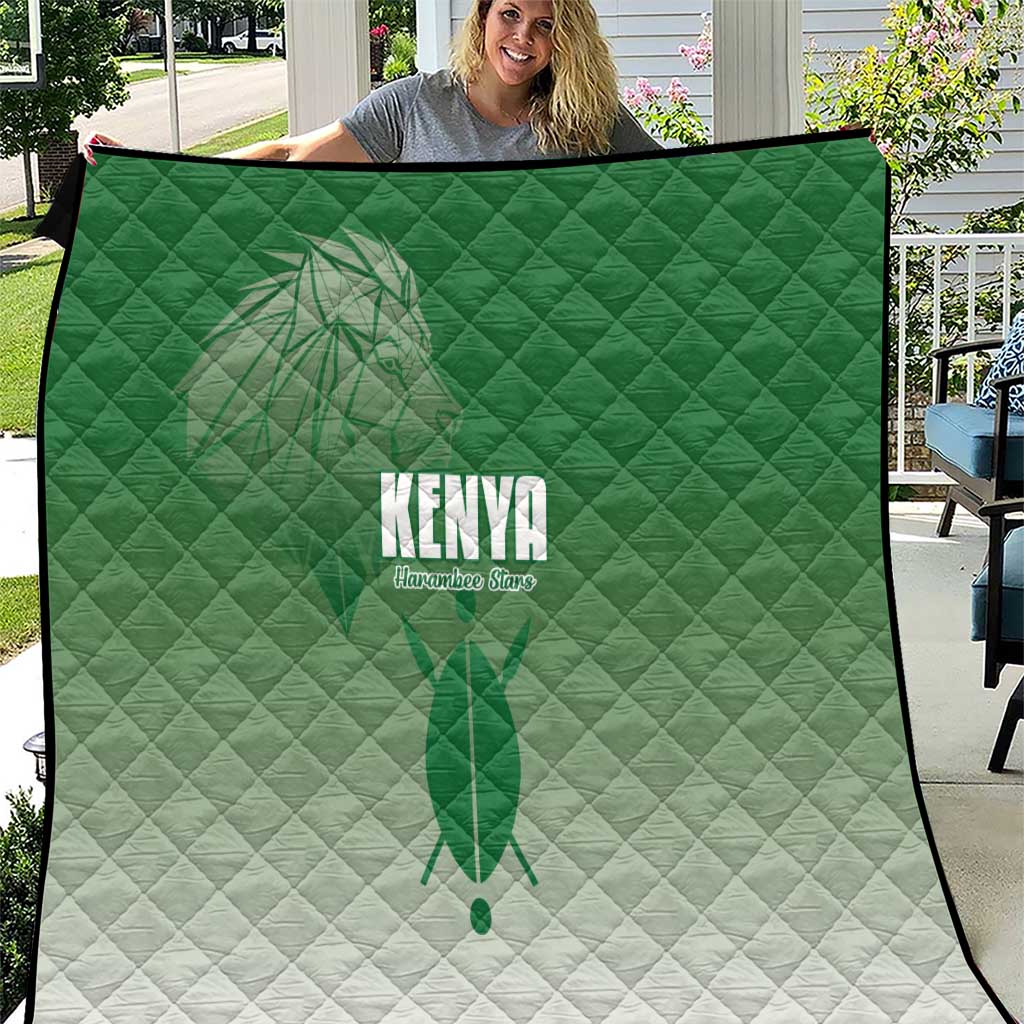 Kenya Football Quilt Go Champions Harambee Stars - Wonder Print Shop