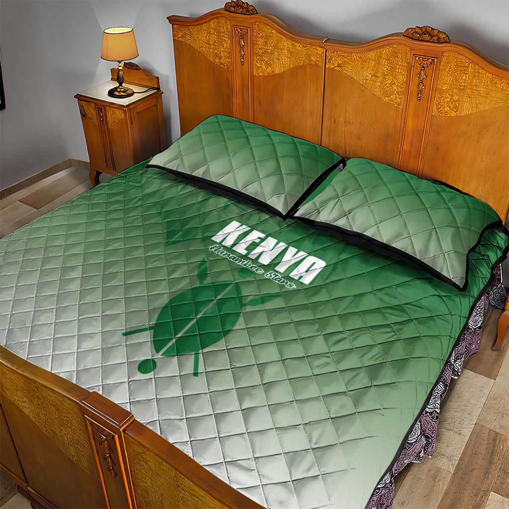 Kenya Football Quilt Bed Set Go Champions Harambee Stars - Wonder Print Shop