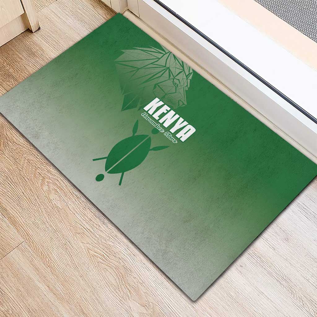 Kenya Football Rubber Doormat Go Champions Harambee Stars - Wonder Print Shop