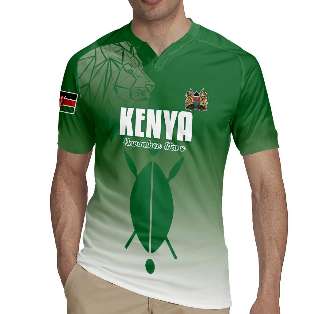 Custom Kenya Football Rugby Jersey Go Champions Harambee Stars - Wonder Print Shop