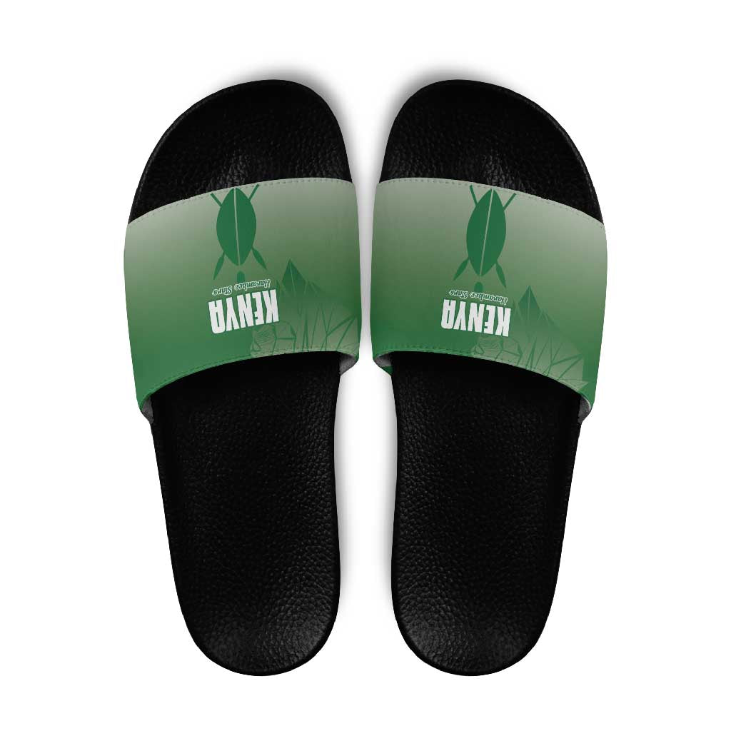 Kenya Football Slide Sandals Go Champions Harambee Stars - Wonder Print Shop