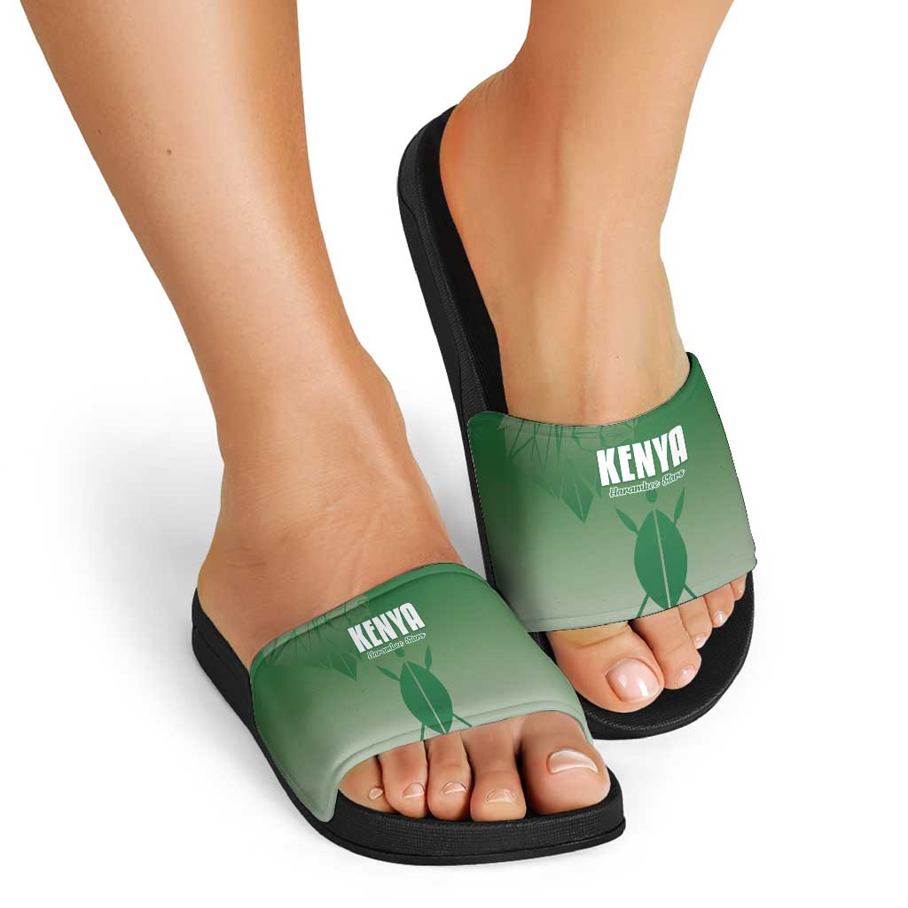 Kenya Football Slide Sandals Go Champions Harambee Stars - Wonder Print Shop
